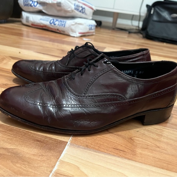 Florsheim Other - Florsheim Men's Burgundy Leather Oxford Dress Shoes